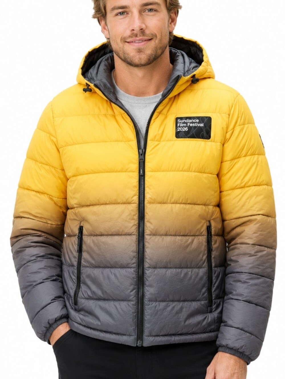 Kenneth Cole 2026 Sundance Film Festival Reversible Puffer Jacket Mens XXL NWT